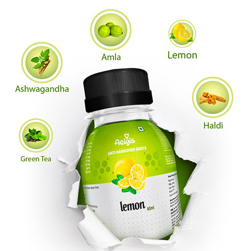 lemon anti hangover shots